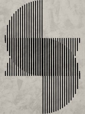 QUADRO DECORATIVO COM LINHAS - GEOMETRICO LINHAS - 132L