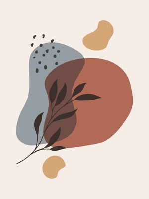 BOHO FLORAL ABSTRATO