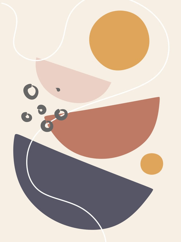 PRATOS ABSTRATOS BOHO