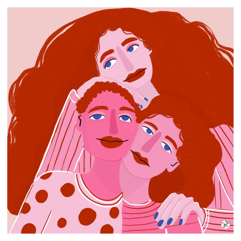 GAROTAS DE VERMELHO