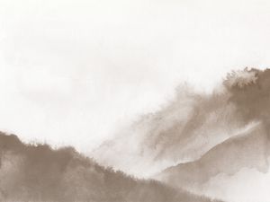 MISTY MOUNTAINS IN BEIGE TONES