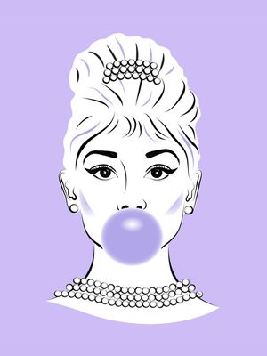 AUDREY HEPBURN ROXA