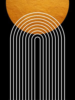 SOL E ARCO-ÍRIS ART DECO