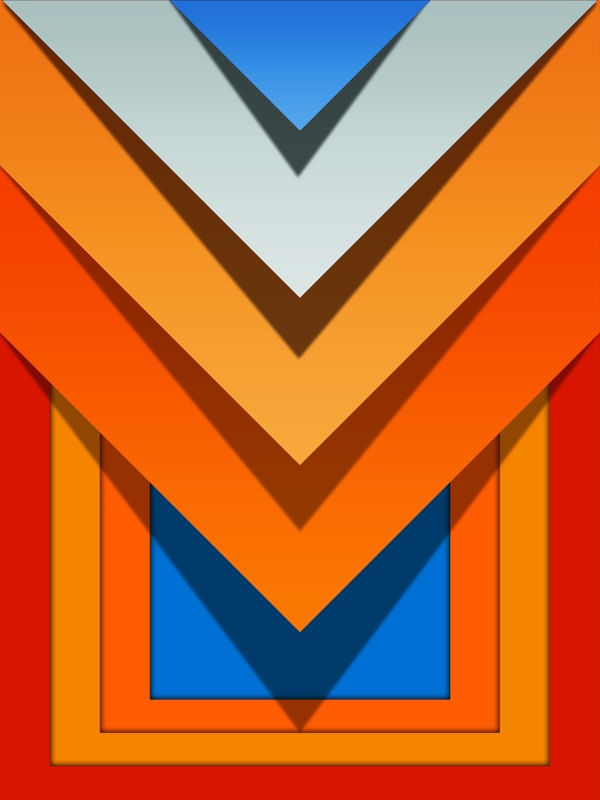 QUADRO DECORATIVO COLORIDO VERMELHO AZUL- ABSTRATO GEOMETRICO - 750D