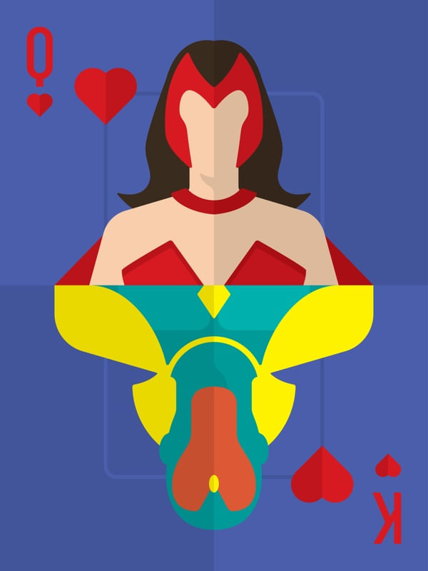 WANDAVISION PLAYING CARD