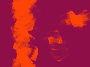 PINTURA MINIMALISTA CORES TONS DE ROSA MAGENTA LARANJA OP 13