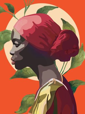 WOMAN WITH HEADSCARF 6