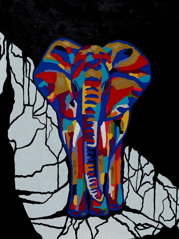 ELEFANTE COLORIDO LX