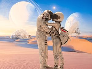 CASAL NO ESPAÇO