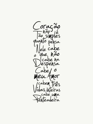 CORAÇÃO NÃO É TÃO SIMPLES FUNDO BRANCO