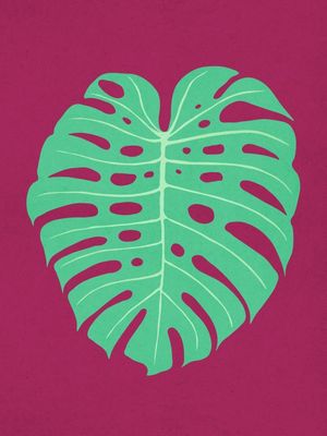 FOLHA TROPICAL AQUARELA 01