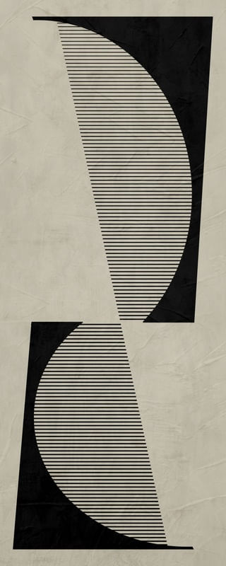 QUADRO DECORATIVO PANORÂMICO COLORIDO - GEOMETRICO LINHAS MINIMALISTA - 133A-PV