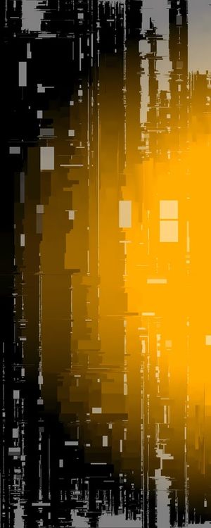 ARTE MEIO CÍRCULO GEOMÉTRICO ABSTRATO 02