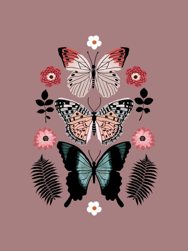 BUTTERFLIES TOTEM 2