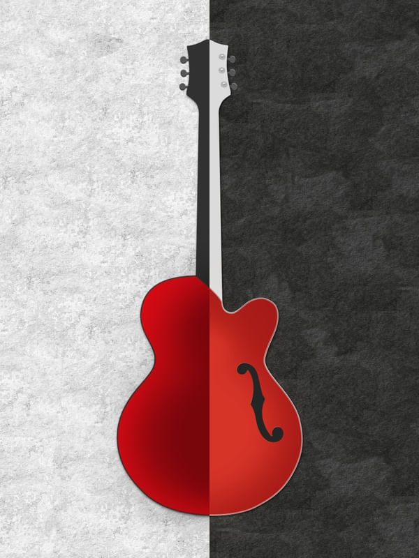 GUITARRA FRENTE-VERSO