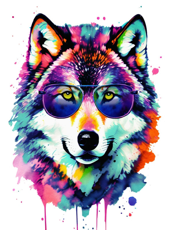 WOLF LIKE A BOSS BY AI