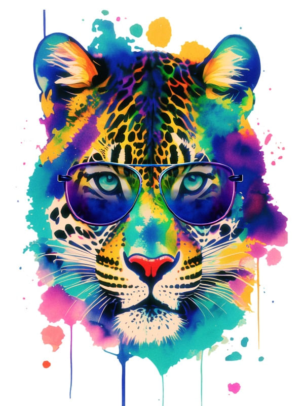LEOPARD LIKE A BOSS BY AI