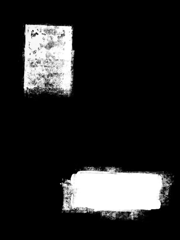 QUADRO DECORATIVO PRETO E BRANCO - ABSTRATO MINIMALISTA - 03A3