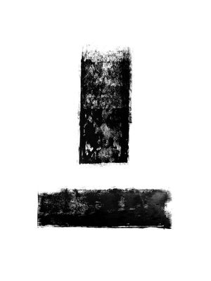 QUADRO DECORATIVO PRETO E BRANCO - ABSTRATO MINIMALISTA - 03B2