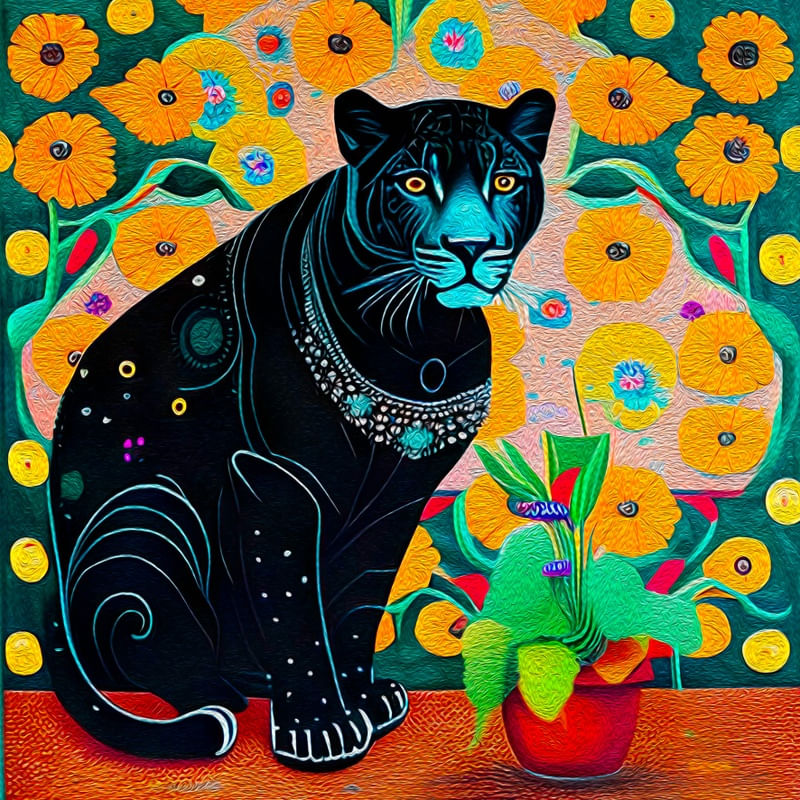 PANTERA NEGRA POR JONAS BY AI