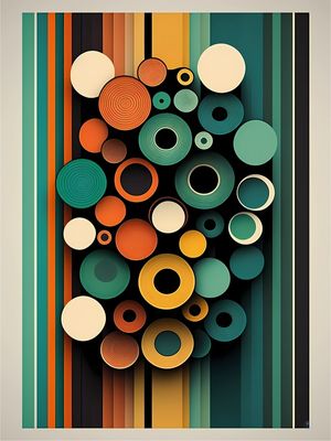 CIRCLES N STRIPES - FAMILY LOVE BY AI