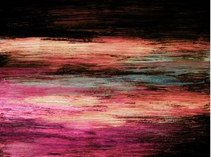 MIDNIGHT CASCADE 5 - ABSTRATO PAISAGEM COLORIDO PANORAMICO ELEGANTE PINTURA