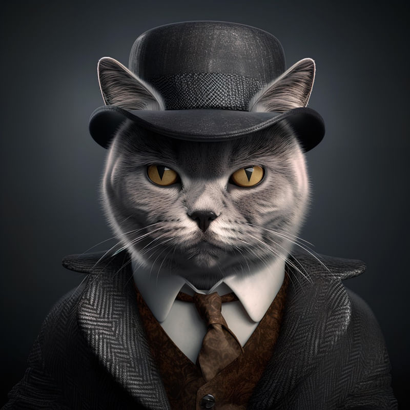 FELINE FALCONE - GATO GANGSTER - FELINE MOB