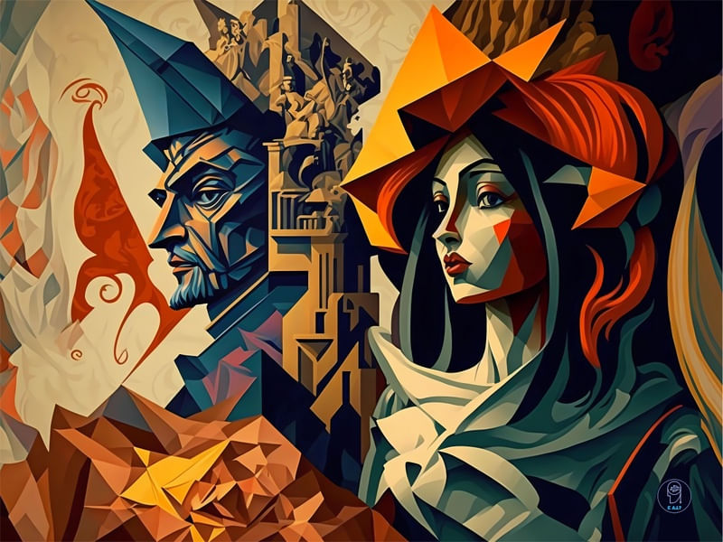 MAGO E PRINCESA BY AI