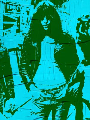 JOEY RAMONE POP ART PORTRAIT VERTICAL 2