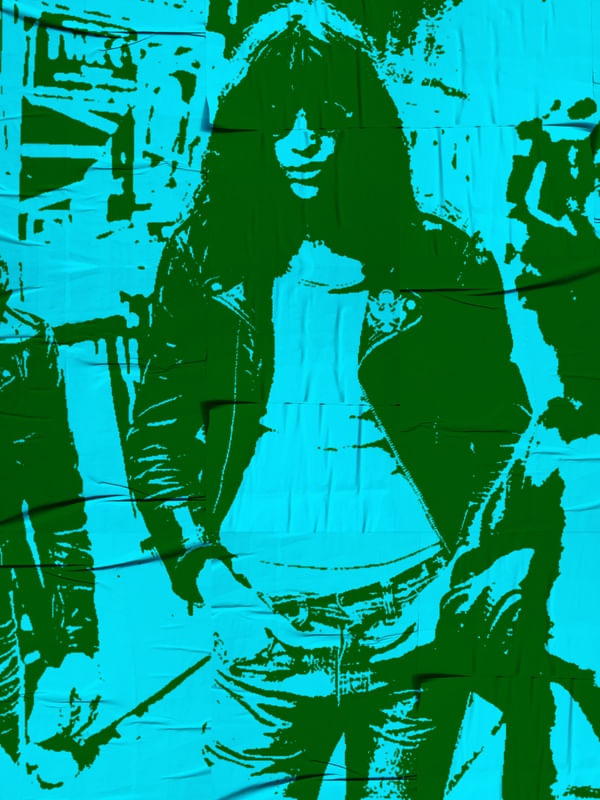 JOEY RAMONE POP ART PORTRAIT VERTICAL 2