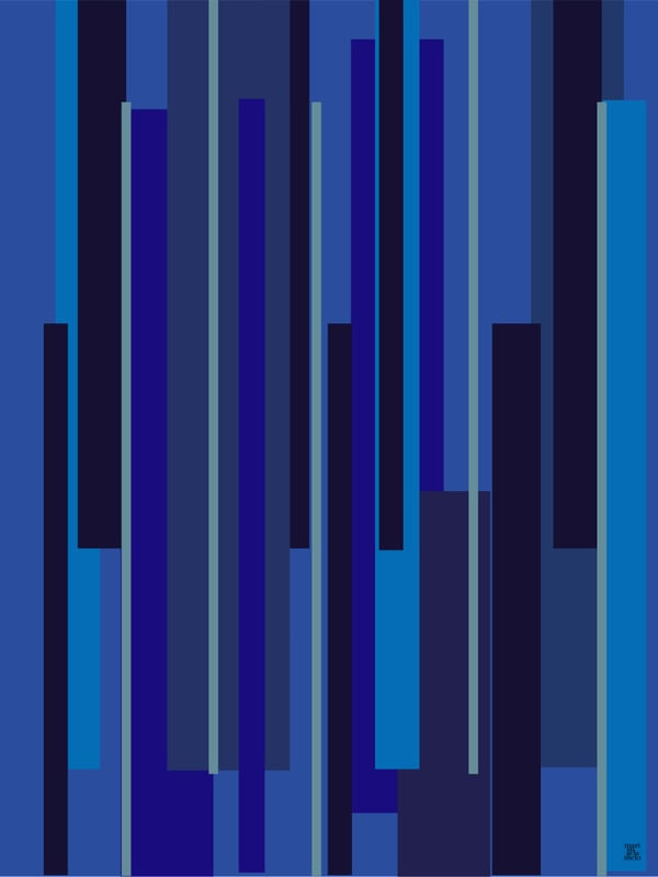 VARIOS TONS DE AZUL