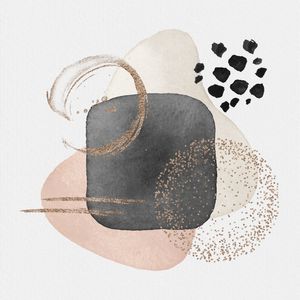 COMPOSIÇÃO AQUARELA ABSTRATA