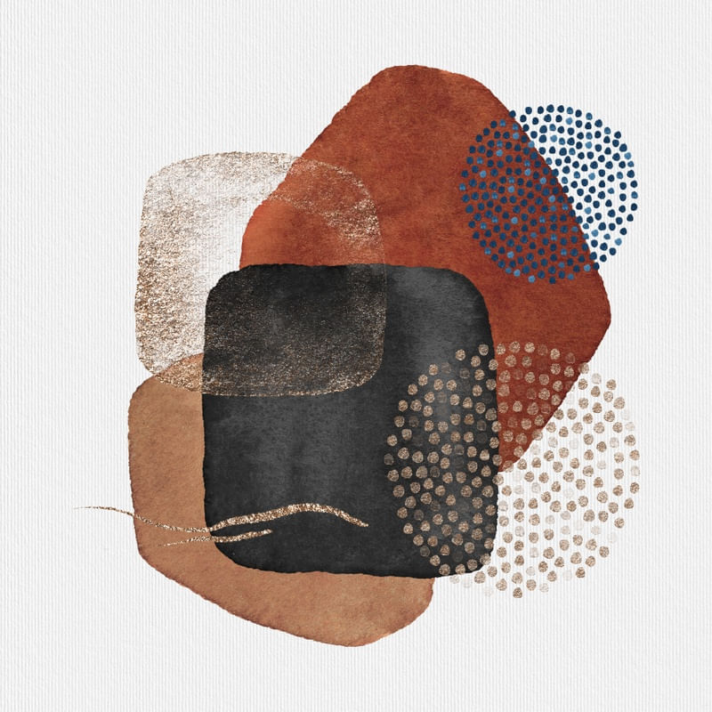 COMPOSIÇÃO ABSTRATA AQUARELA