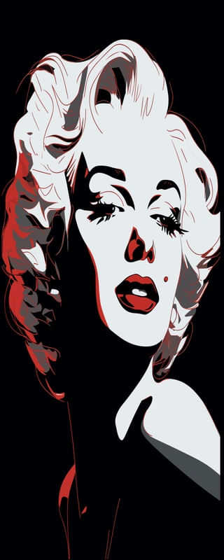 MARYLIN MONROE VETOR