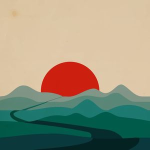 PAISAGEM DE SERRAS E MORROS MINIMALISTAS