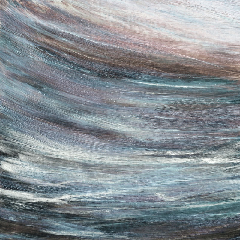 NEUTRO FLOW 2 QUADRADO - ABSTRATO ONDAS ELEGANTE ORGANICO PINTURA