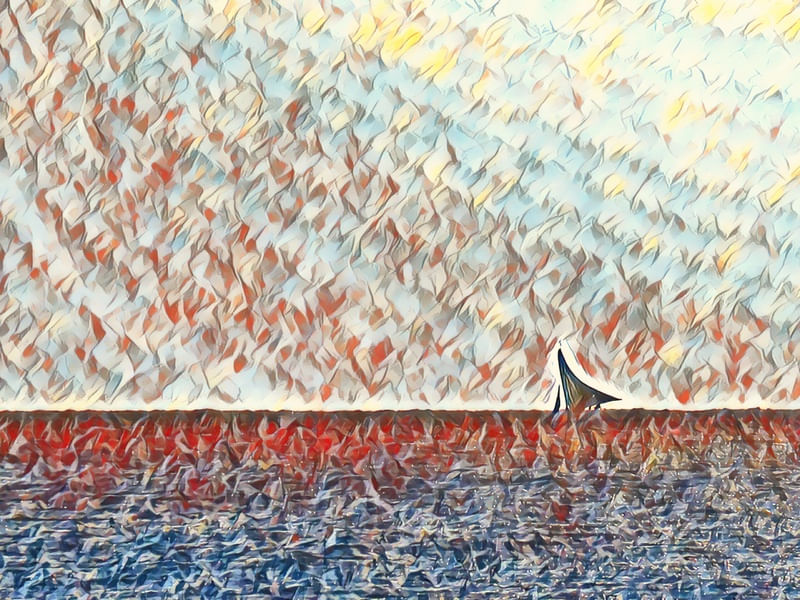 VELA NO DISTANTE HOZIRONTE II