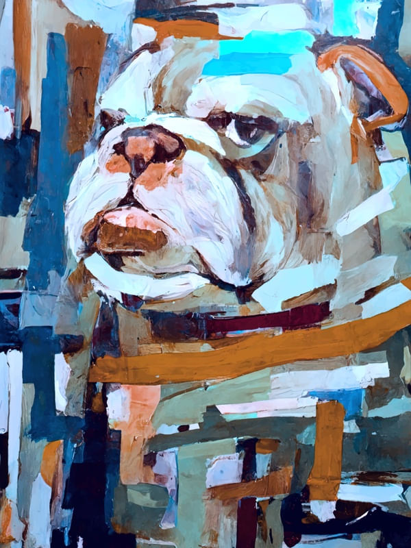 BULLDOG POP ART 01