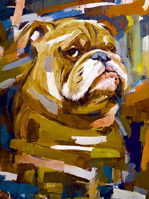 BULLDOG POP ART 03 BY AI