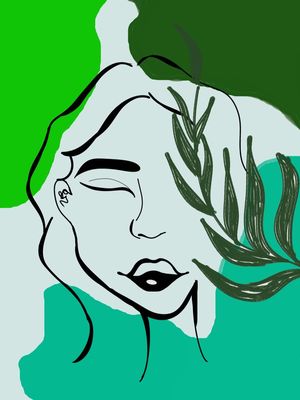 NATURE MINIMALIST GIRL