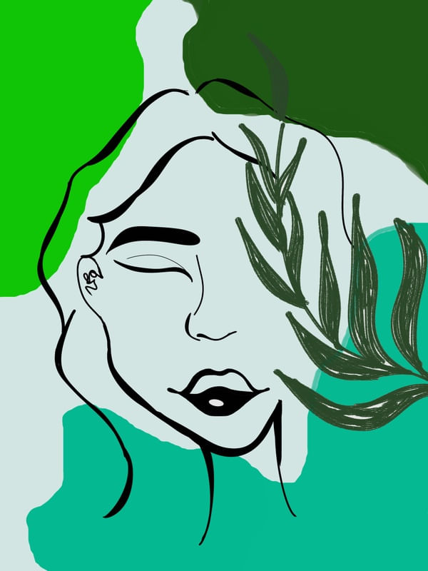 NATURE MINIMALIST GIRL
