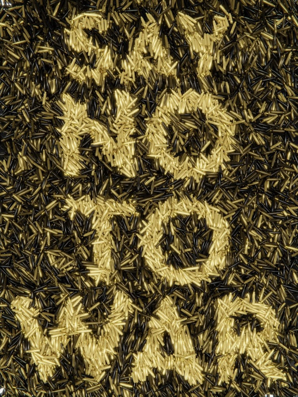 SAY NO TO WAR - M16 AMMO