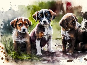 PUPPIES BY AI
