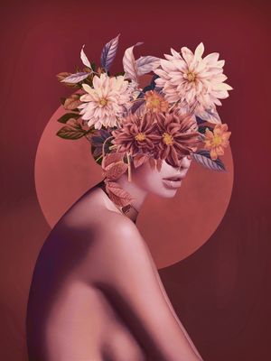 WOMAN WITH FLOWERS 20