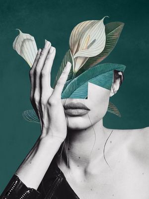 WOMAN WITH FLOWERS 22