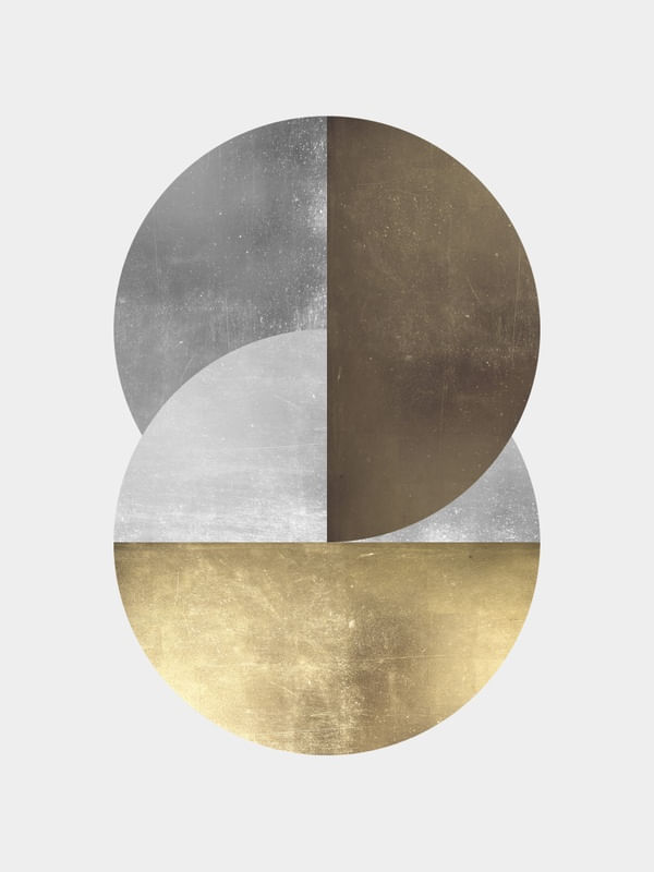 GEOMÉTRICO METAL E DOURADO 01
