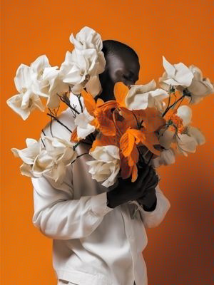 HOMEM COM FLORES 03 BY AI