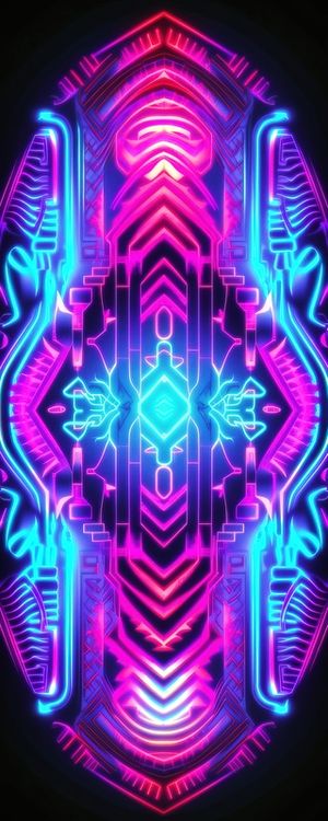 NEON TRIBAL 02 BY AI