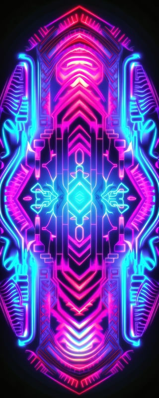 NEON TRIBAL 02 BY AI