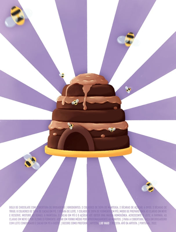 HIVE CHOCOLATE CAKE